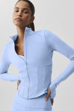Alo Chaqueta Airbrush Corset Full Zip Jacket - Imagen 4